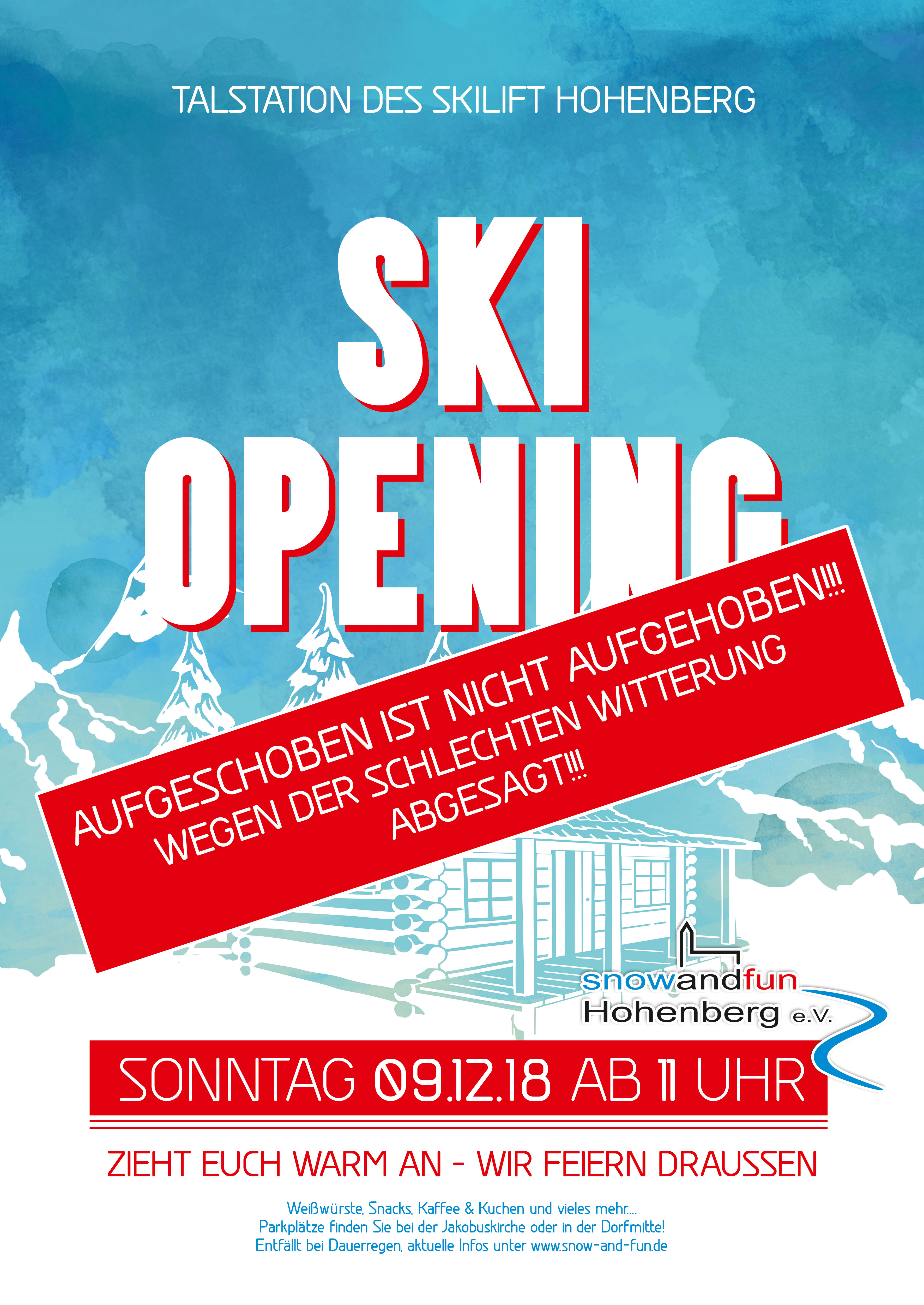 Plakat Skiopening